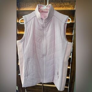 Women's Light Pink Quilted Vest